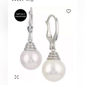 Cultured Pearl drop earrings